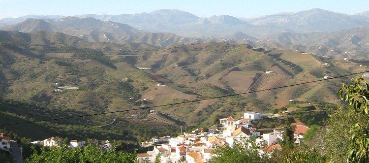 Vakantiehuis met zicht op Iznate en binnenland Andalusië